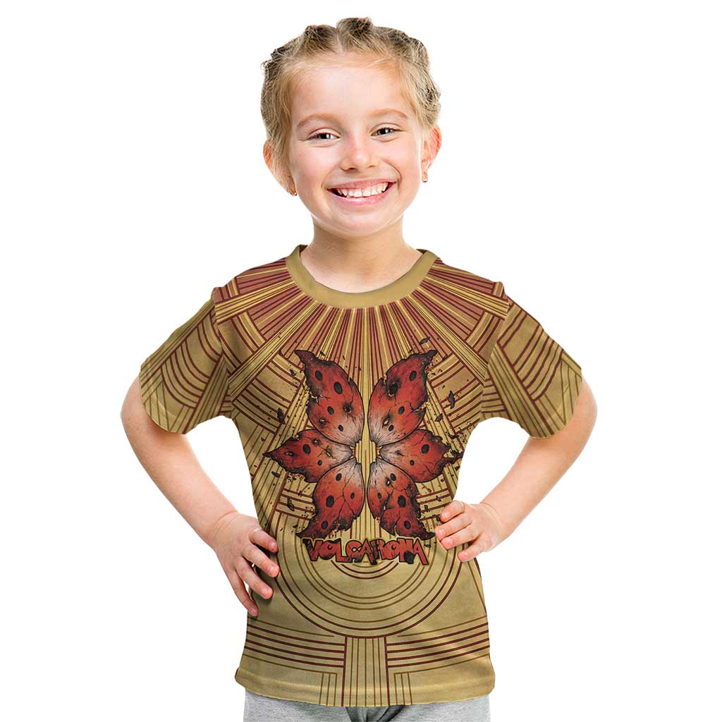 Volcarona Kid T Shirt Aztec Sun God Tapestry Art