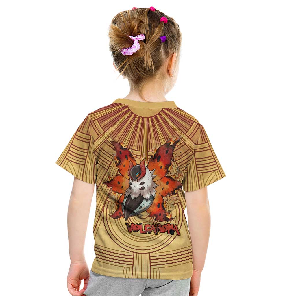 Volcarona Kid T Shirt Aztec Sun God Tapestry Art