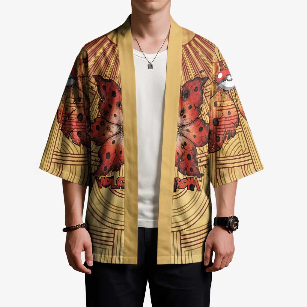 Volcarona Kimono Aztec Sun God Tapestry Art
