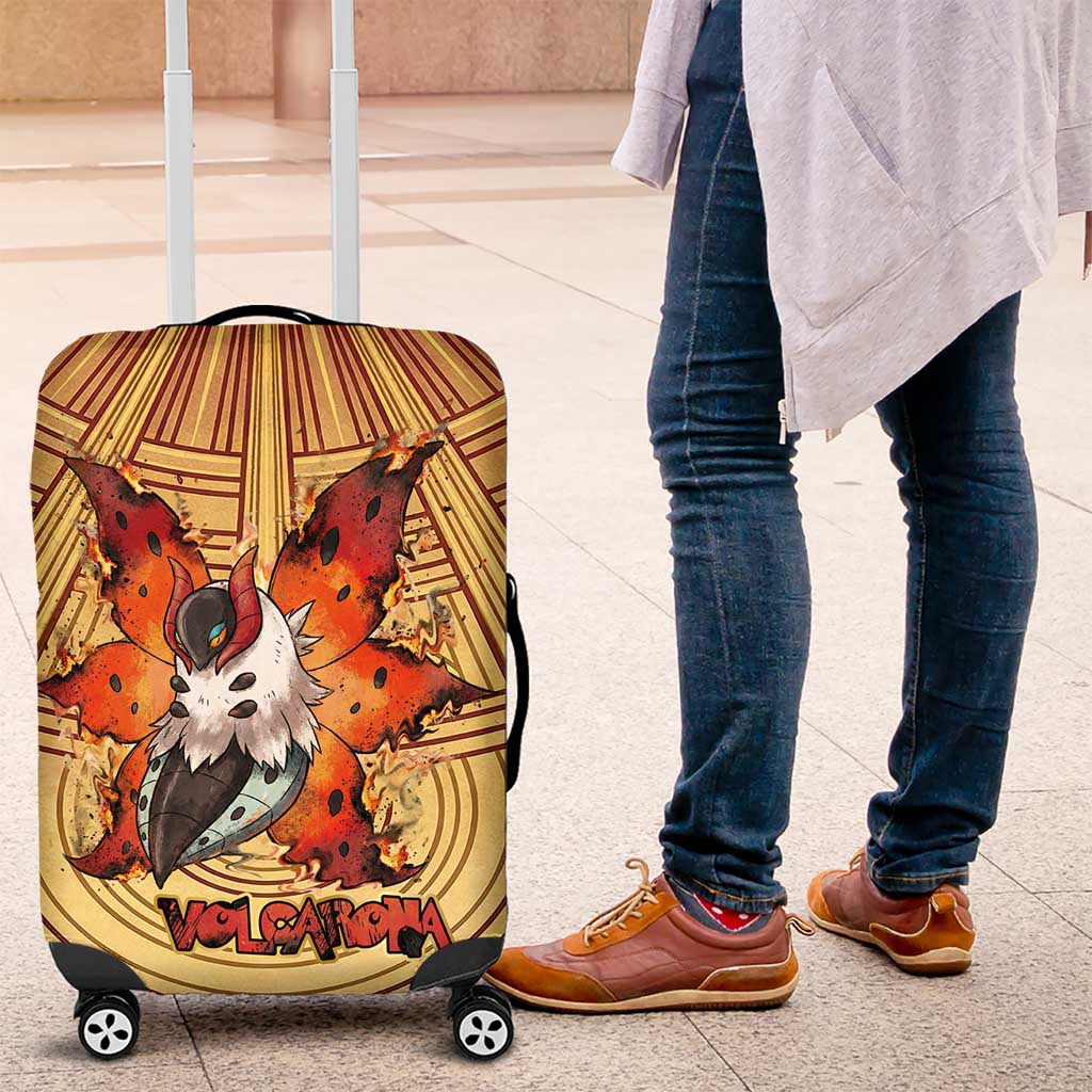 Volcarona Luggage Cover Aztec Sun God Tapestry Art