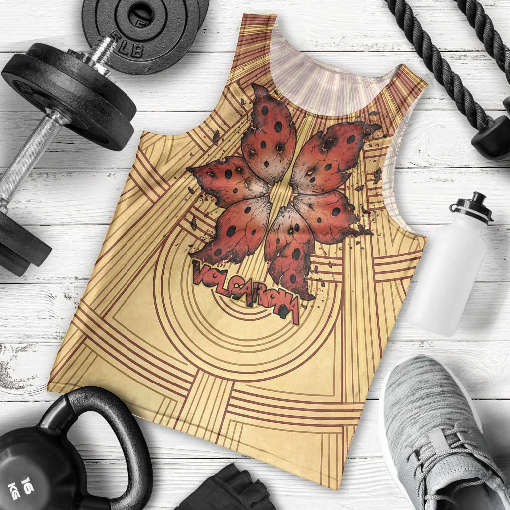Volcarona Men Tank Top Aztec Sun God Tapestry Art