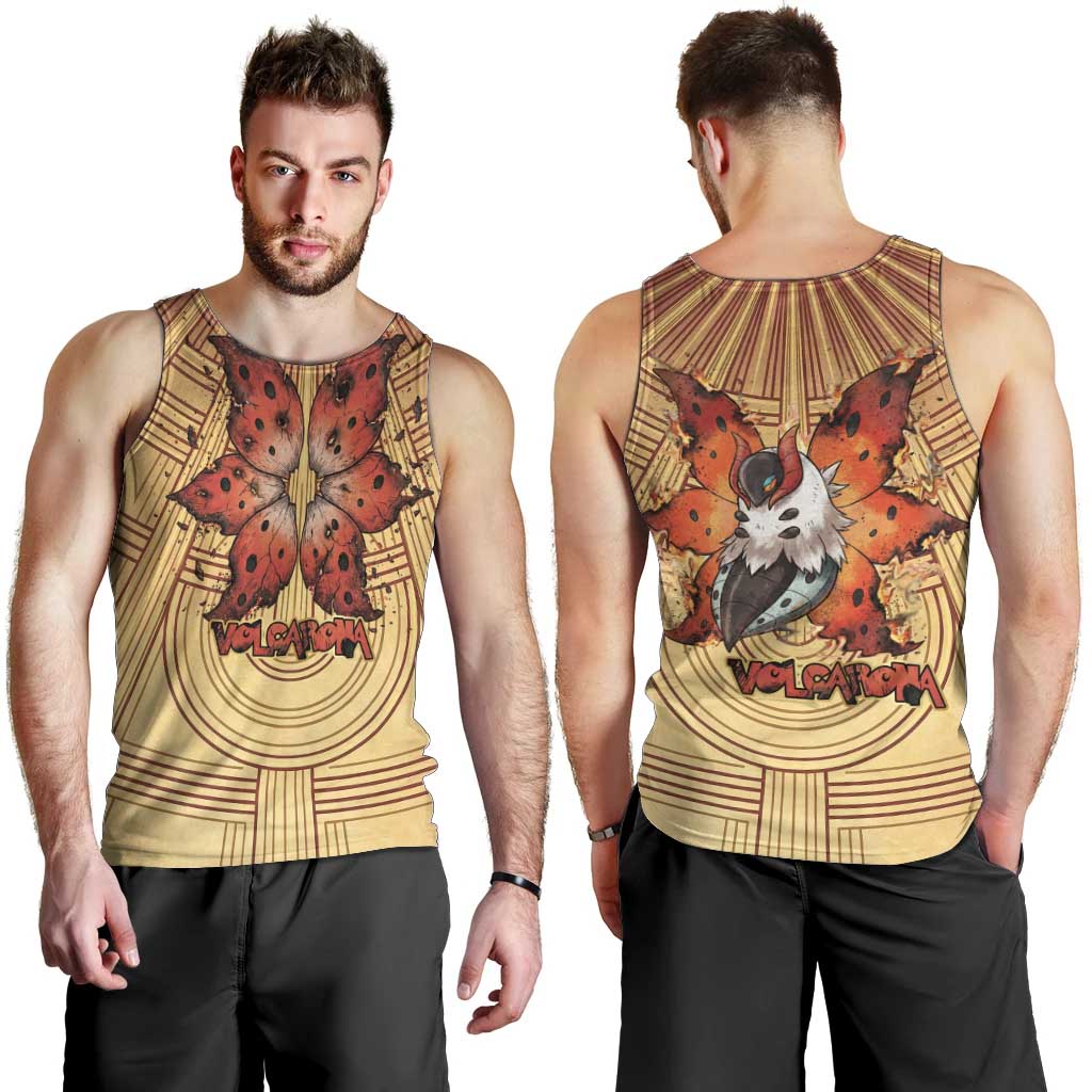 Volcarona Men Tank Top Aztec Sun God Tapestry Art