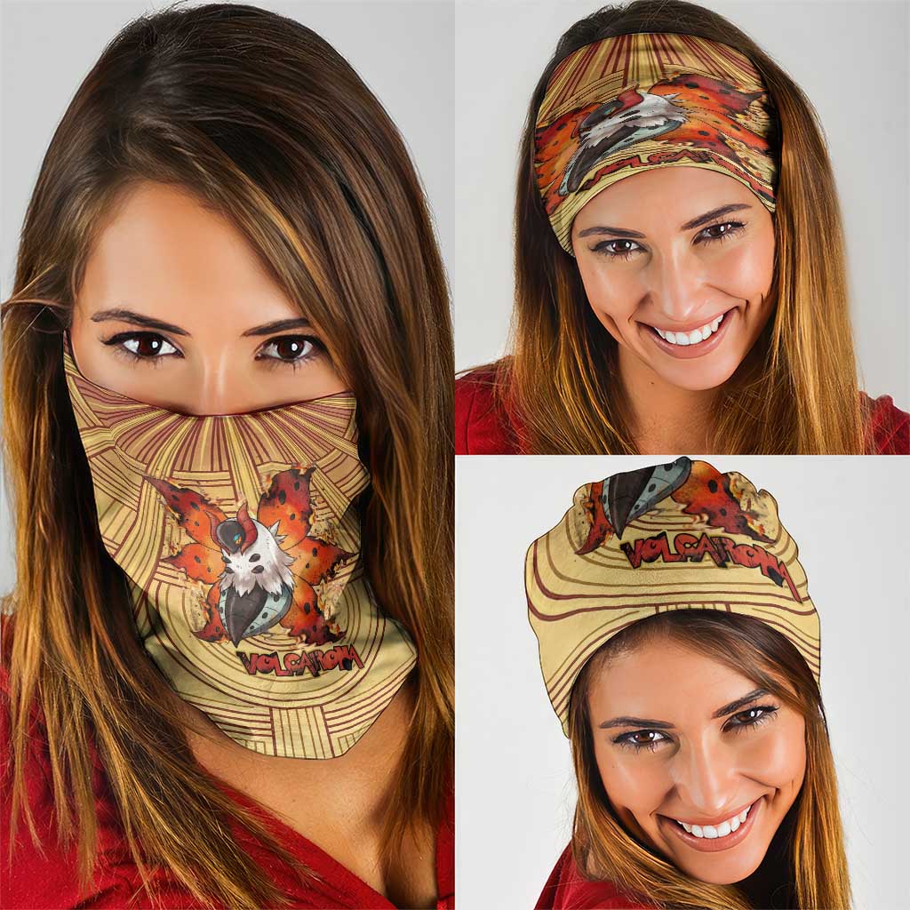 Volcarona Neck Gaiter Aztec Sun God Tapestry Art
