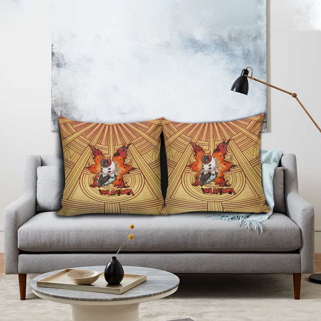 Volcarona Pillow Cover Aztec Sun God Tapestry Art