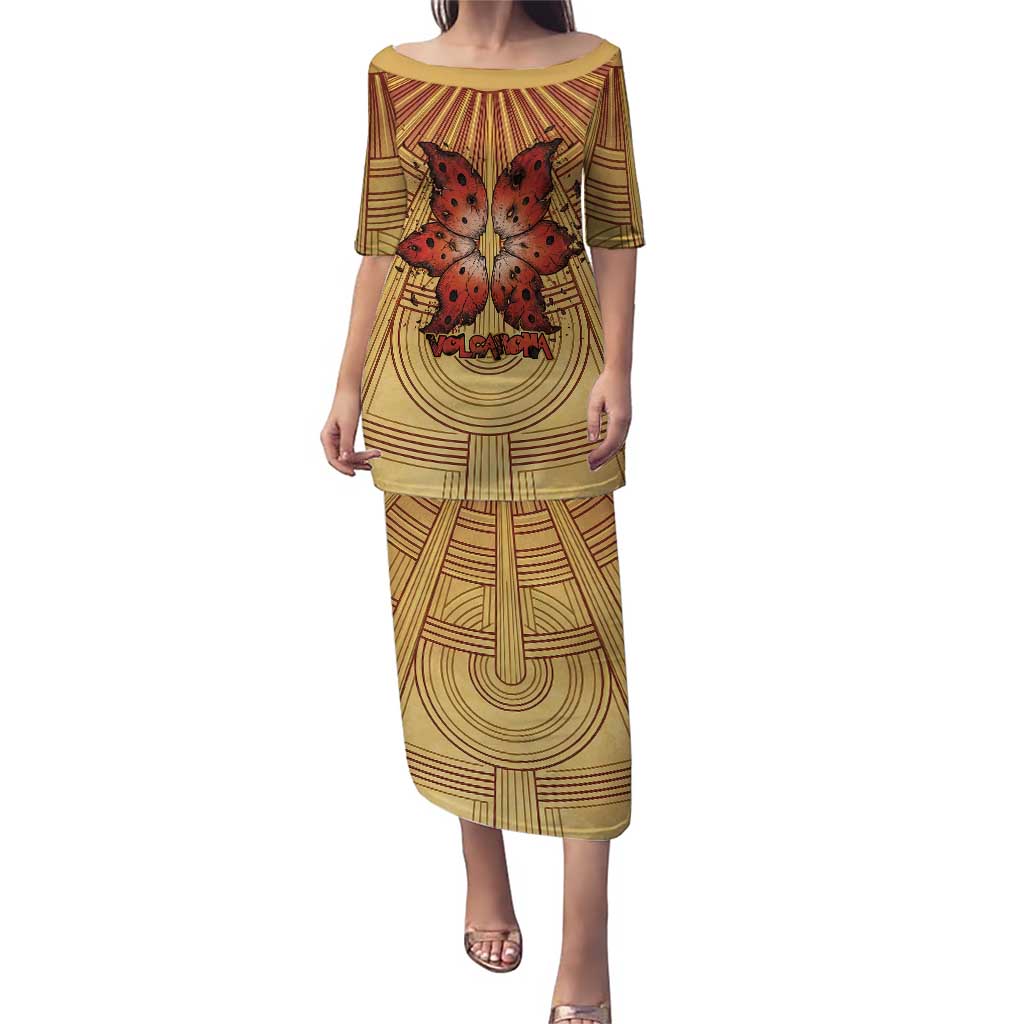 Volcarona Puletasi Aztec Sun God Tapestry Art