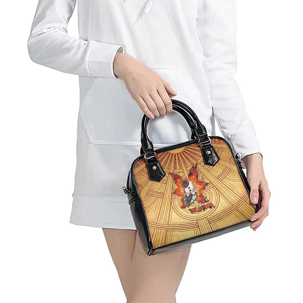 Volcarona Shoulder Handbag Aztec Sun God Tapestry Art