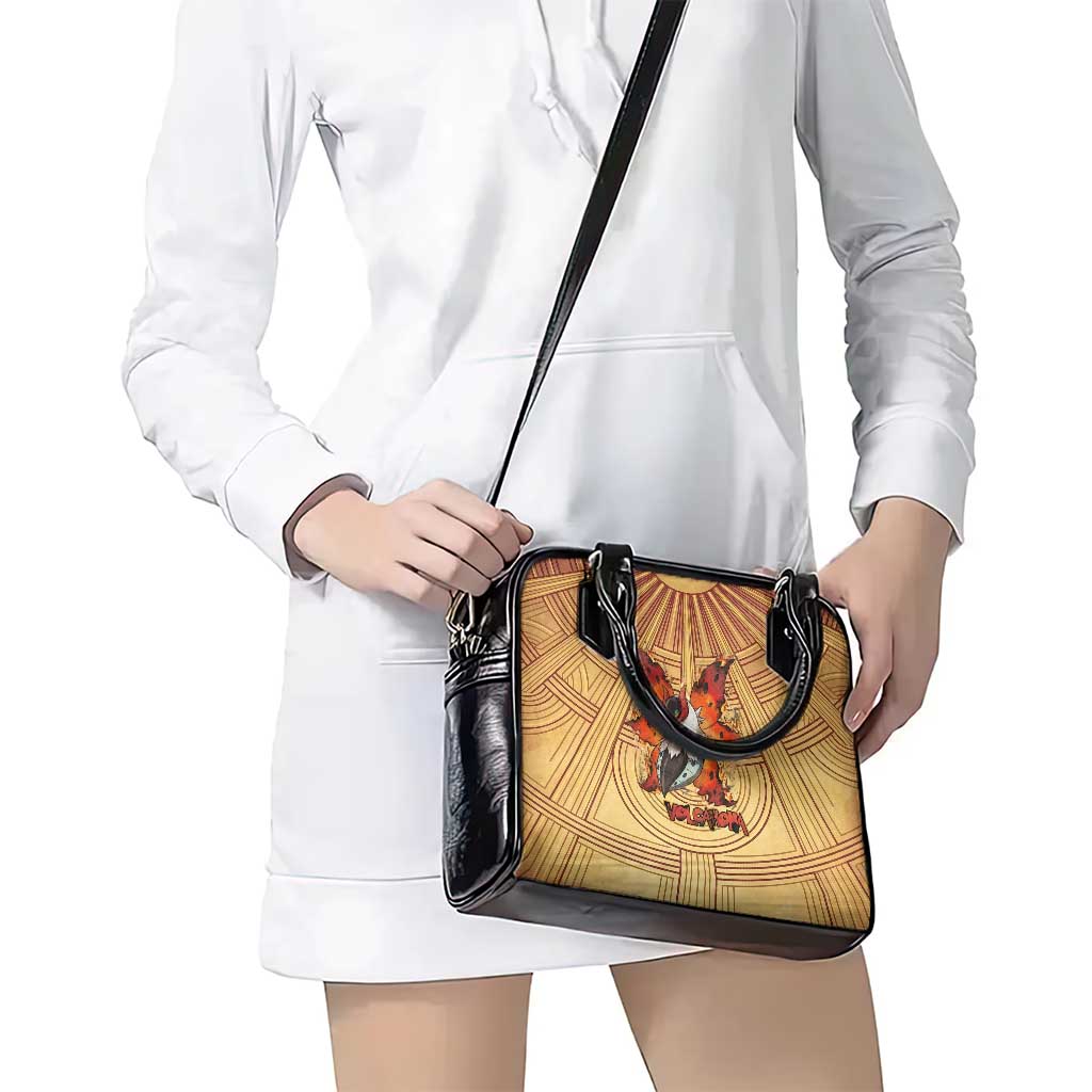 Volcarona Shoulder Handbag Aztec Sun God Tapestry Art