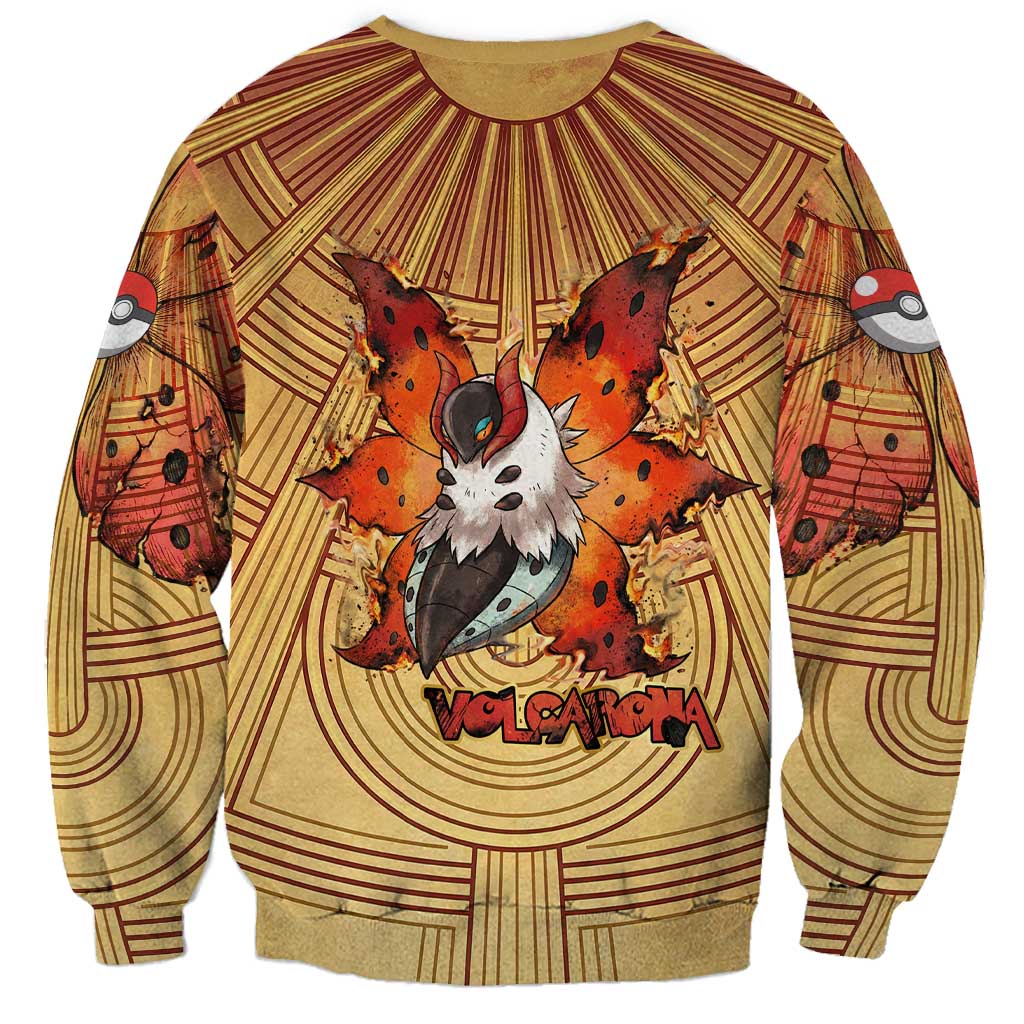 Volcarona Sweatshirt Aztec Sun God Tapestry Art