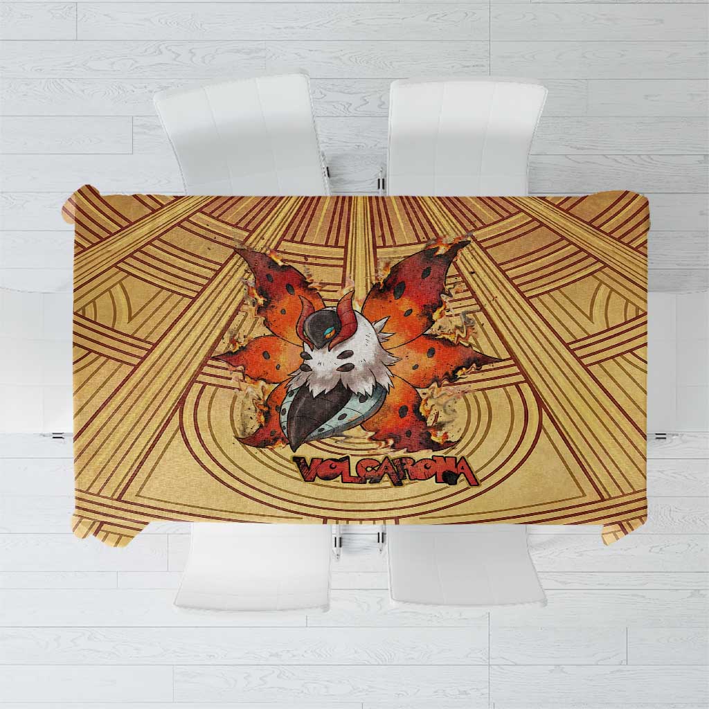 Volcarona Tablecloth Aztec Sun God Tapestry Art