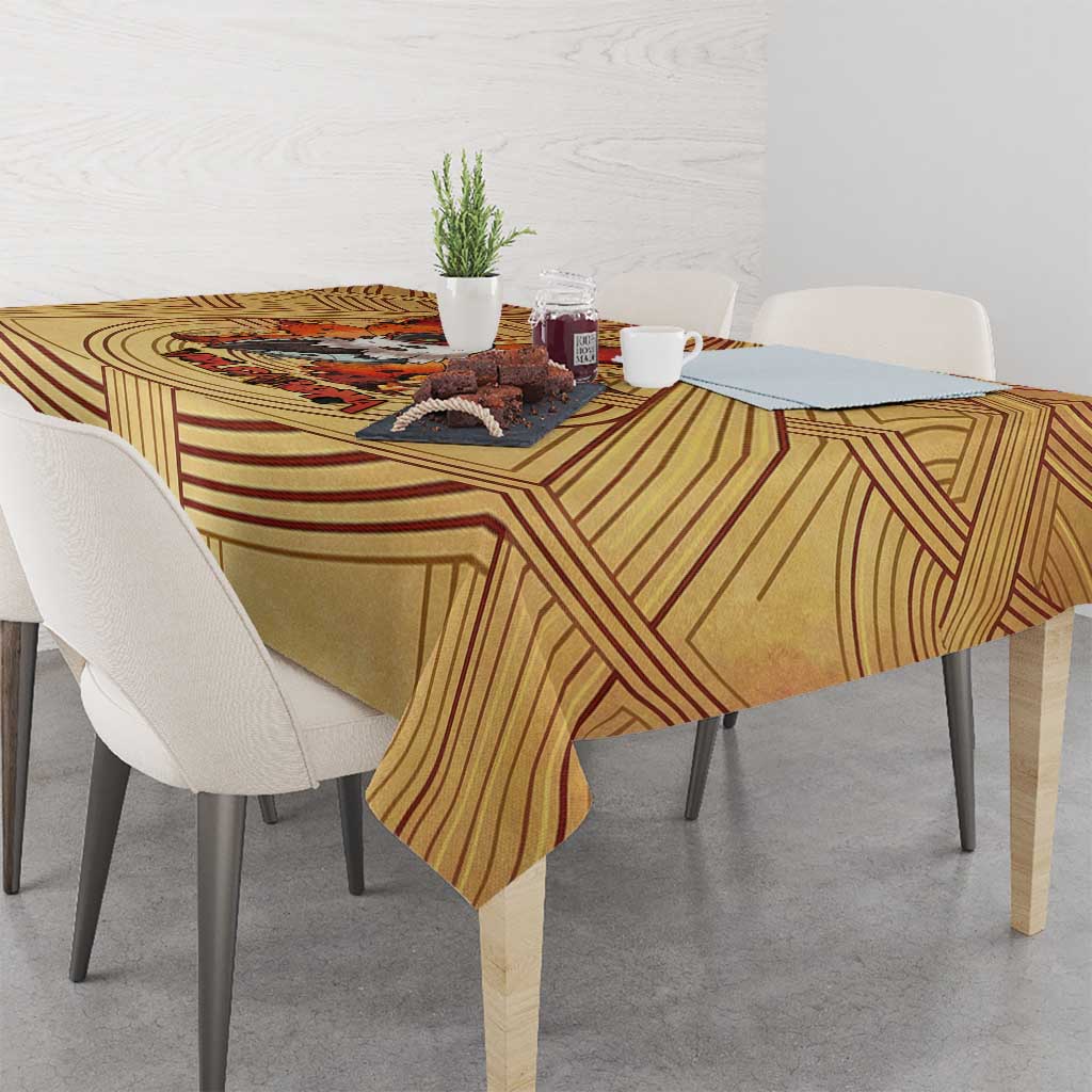 Volcarona Tablecloth Aztec Sun God Tapestry Art
