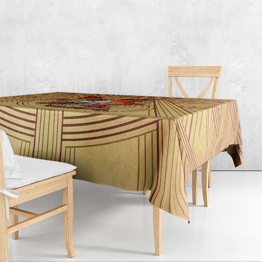 Volcarona Tablecloth Aztec Sun God Tapestry Art
