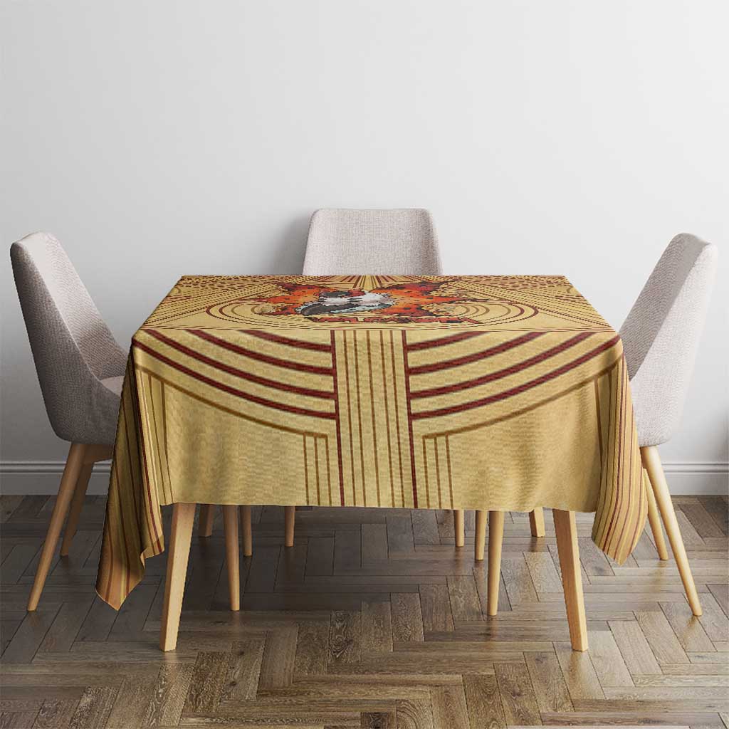 Volcarona Tablecloth Aztec Sun God Tapestry Art