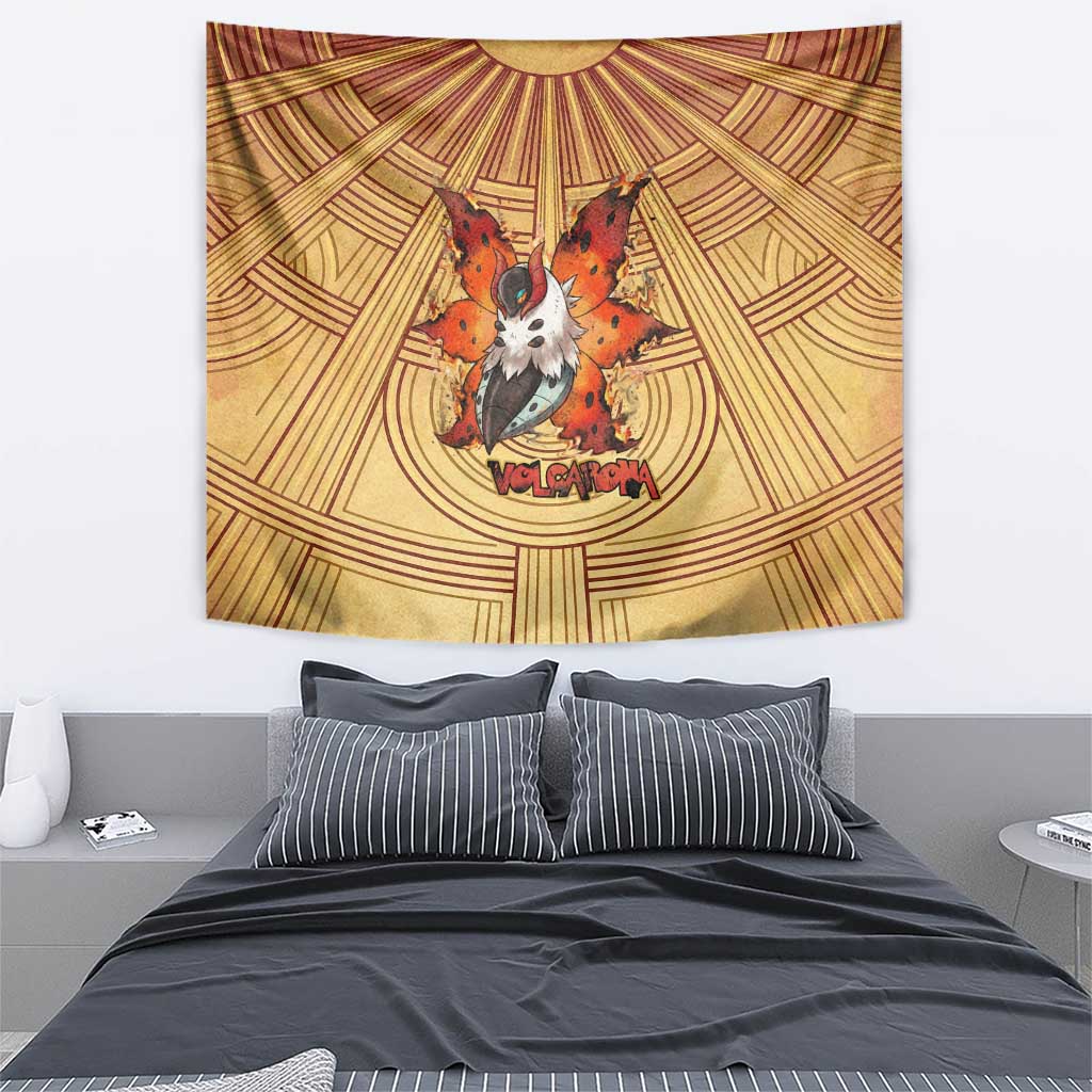 Volcarona Tapestry Aztec Sun God Tapestry Art