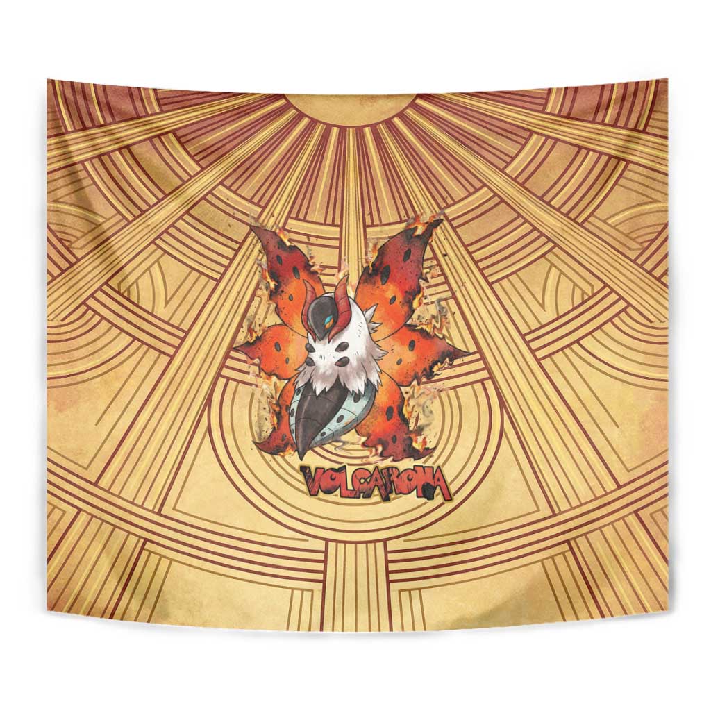 Volcarona Tapestry Aztec Sun God Tapestry Art