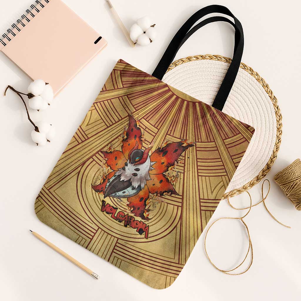 Volcarona Tote Bag Aztec Sun God Tapestry Art