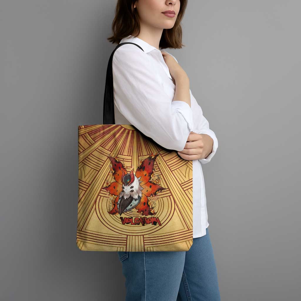 Volcarona Tote Bag Aztec Sun God Tapestry Art