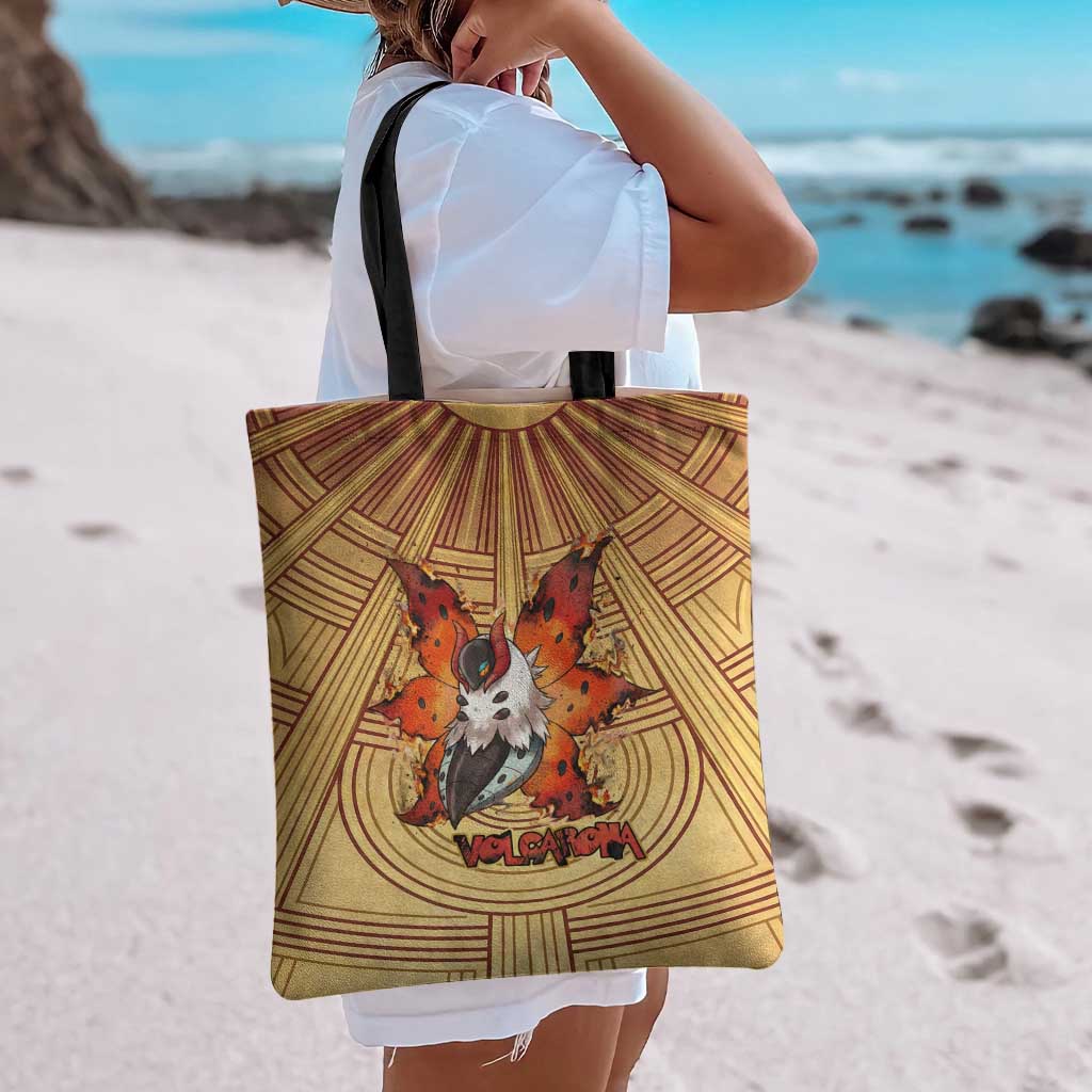 Volcarona Tote Bag Aztec Sun God Tapestry Art