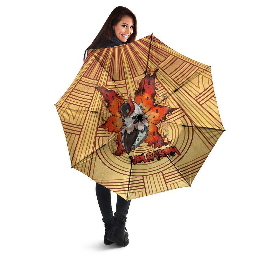 Volcarona Umbrella Aztec Sun God Tapestry Art