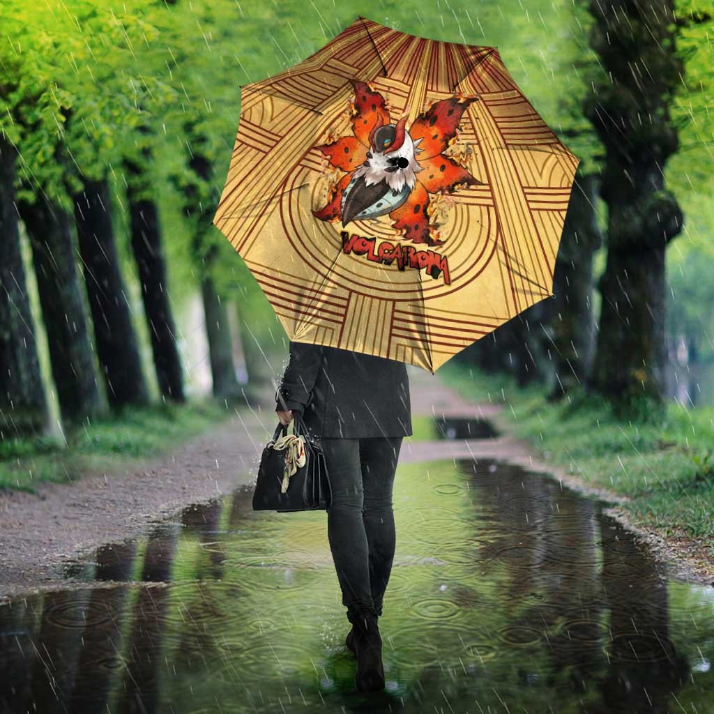 Volcarona Umbrella Aztec Sun God Tapestry Art