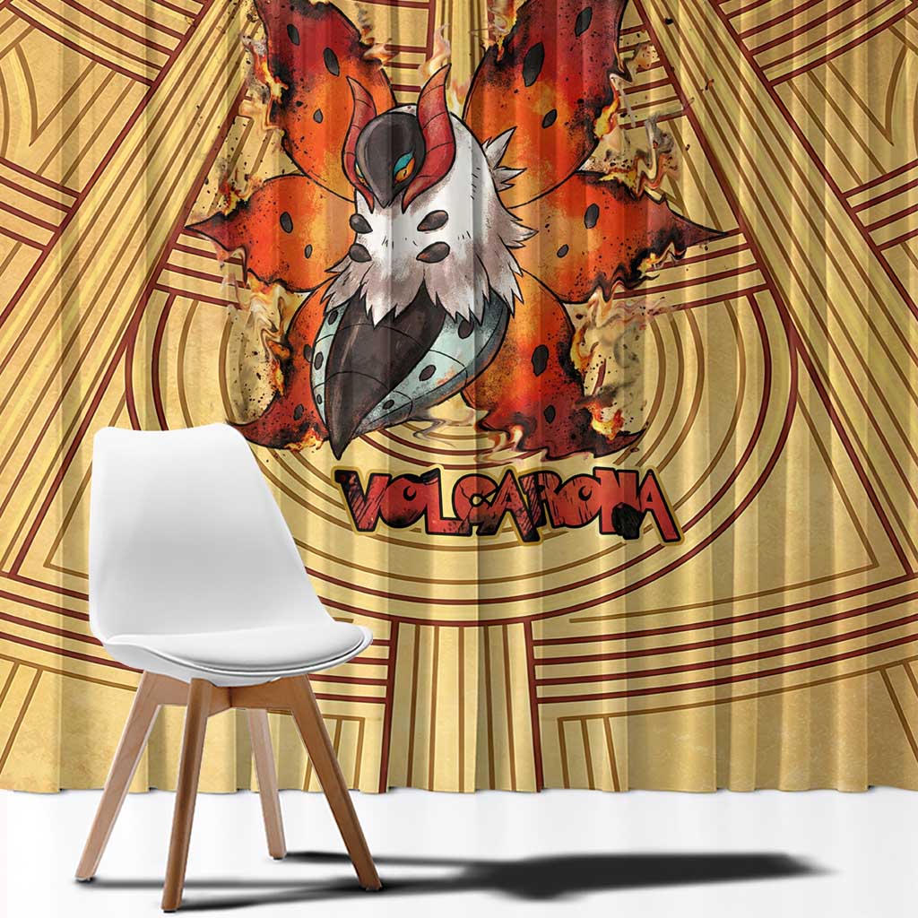 Volcarona Window Curtain Aztec Sun God Tapestry Art