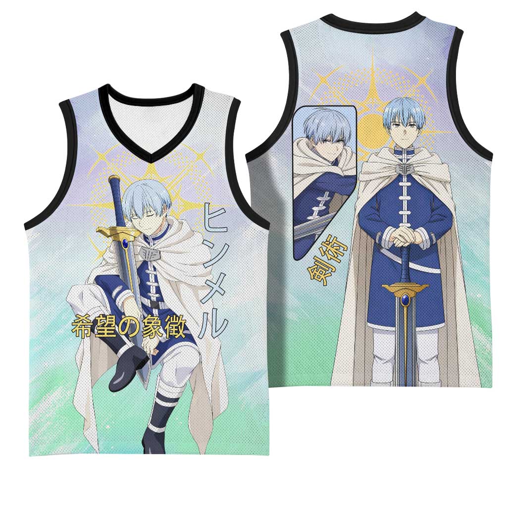 Himmel Frieren Beyond Journey’s End Basketball Jersey Celestial Anime Fantasy Style
