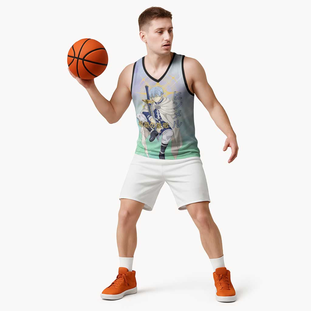 Himmel Frieren Beyond Journey’s End Basketball Jersey Celestial Anime Fantasy Style