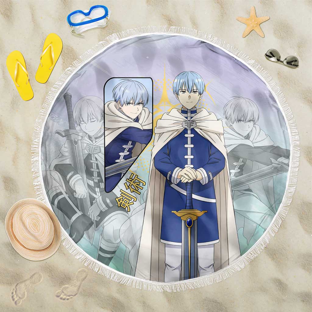 Himmel Frieren Beyond Journey’s End Beach Blanket Celestial Anime Fantasy Style