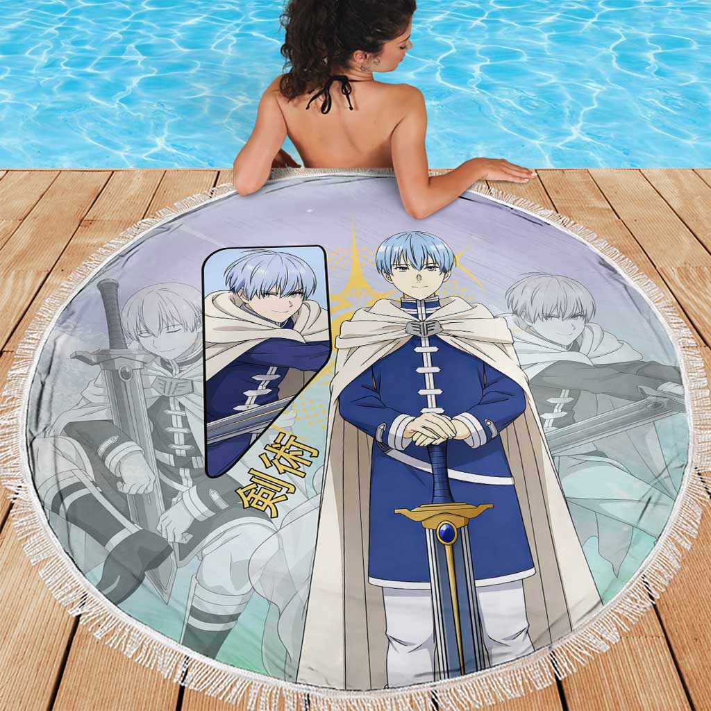 Himmel Frieren Beyond Journey’s End Beach Blanket Celestial Anime Fantasy Style
