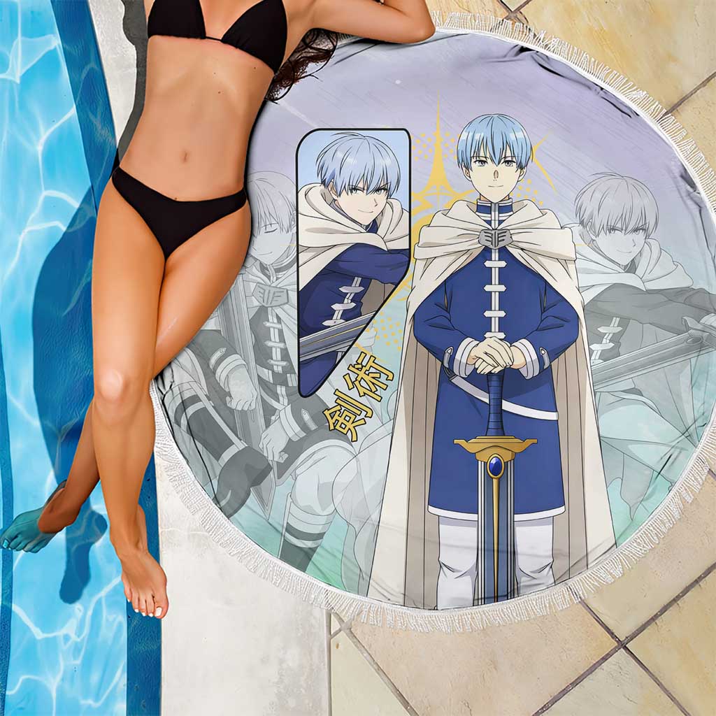 Himmel Frieren Beyond Journey’s End Beach Blanket Celestial Anime Fantasy Style