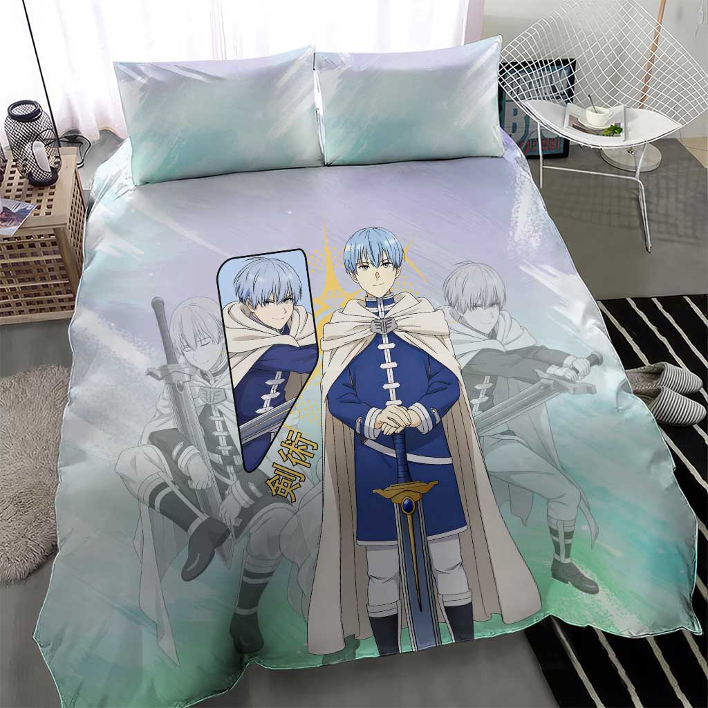 Himmel Frieren Beyond Journey’s End Bedding Set Celestial Anime Fantasy Style