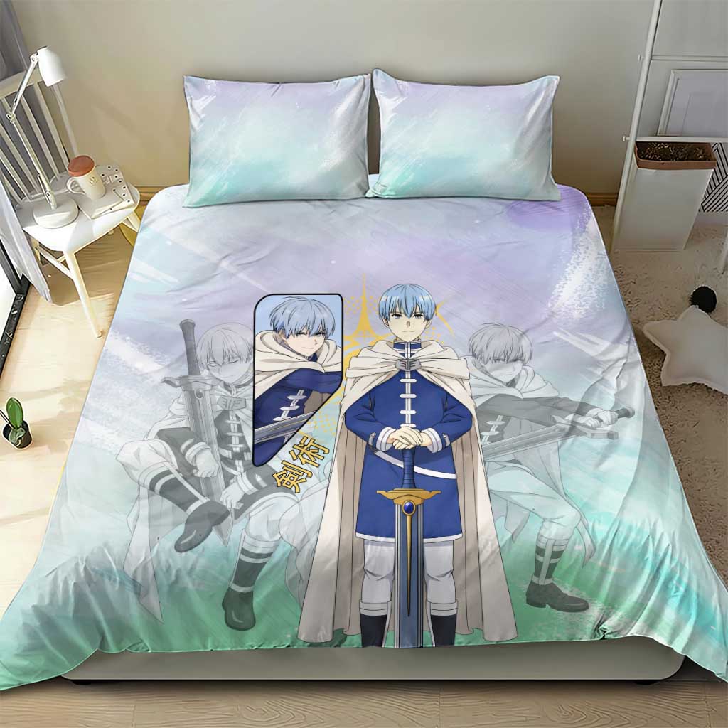 Himmel Frieren Beyond Journey’s End Bedding Set Celestial Anime Fantasy Style