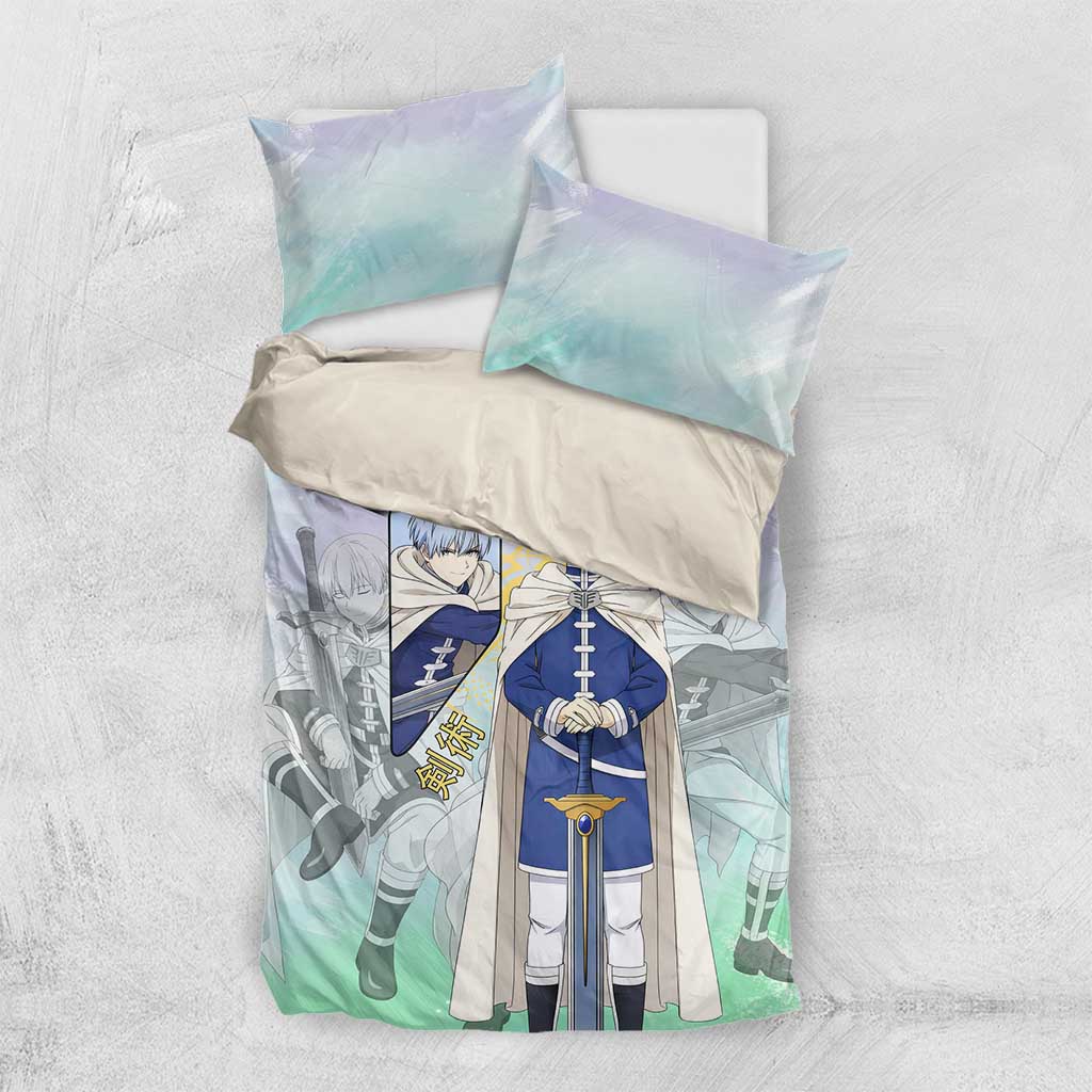 Himmel Frieren Beyond Journey’s End Bedding Set Celestial Anime Fantasy Style