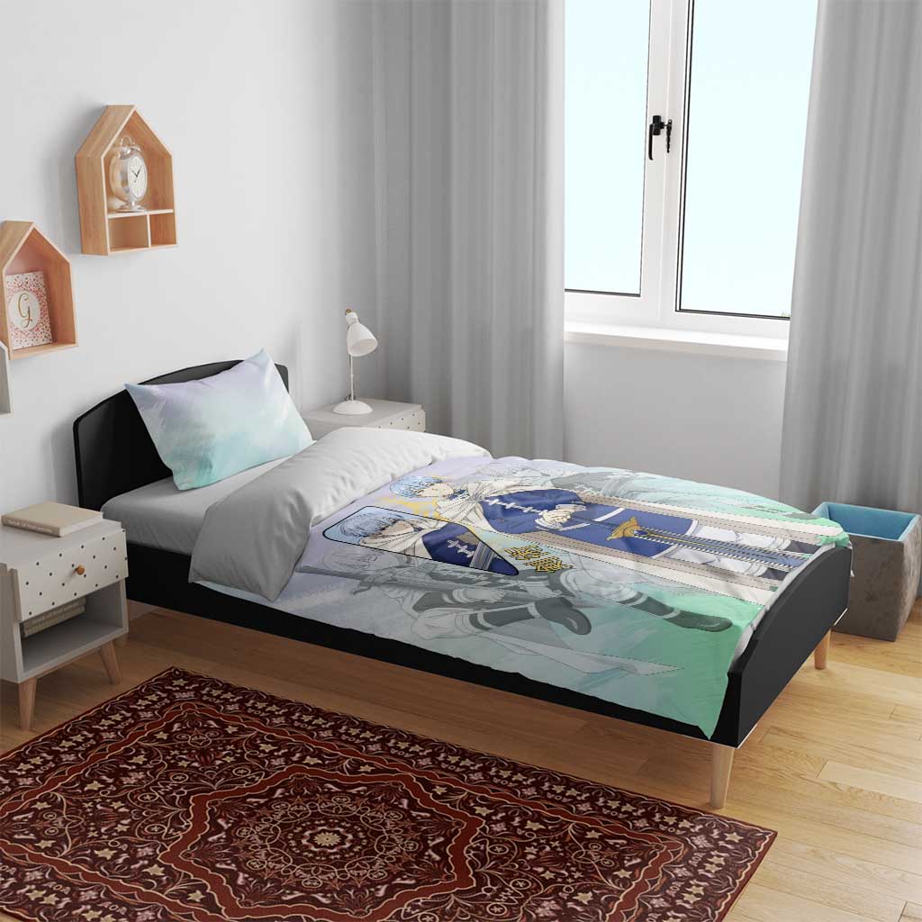 Himmel Frieren Beyond Journey’s End Bedding Set Celestial Anime Fantasy Style