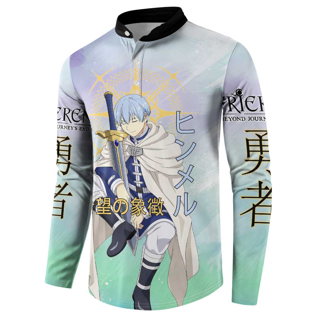 Himmel Frieren Beyond Journey’s End Button Sweatshirt Celestial Anime Fantasy Style