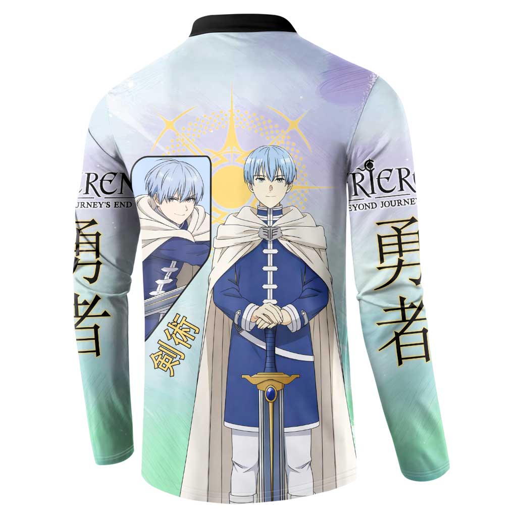 Himmel Frieren Beyond Journey’s End Button Sweatshirt Celestial Anime Fantasy Style
