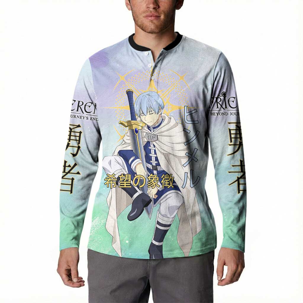 Himmel Frieren Beyond Journey’s End Button Sweatshirt Celestial Anime Fantasy Style