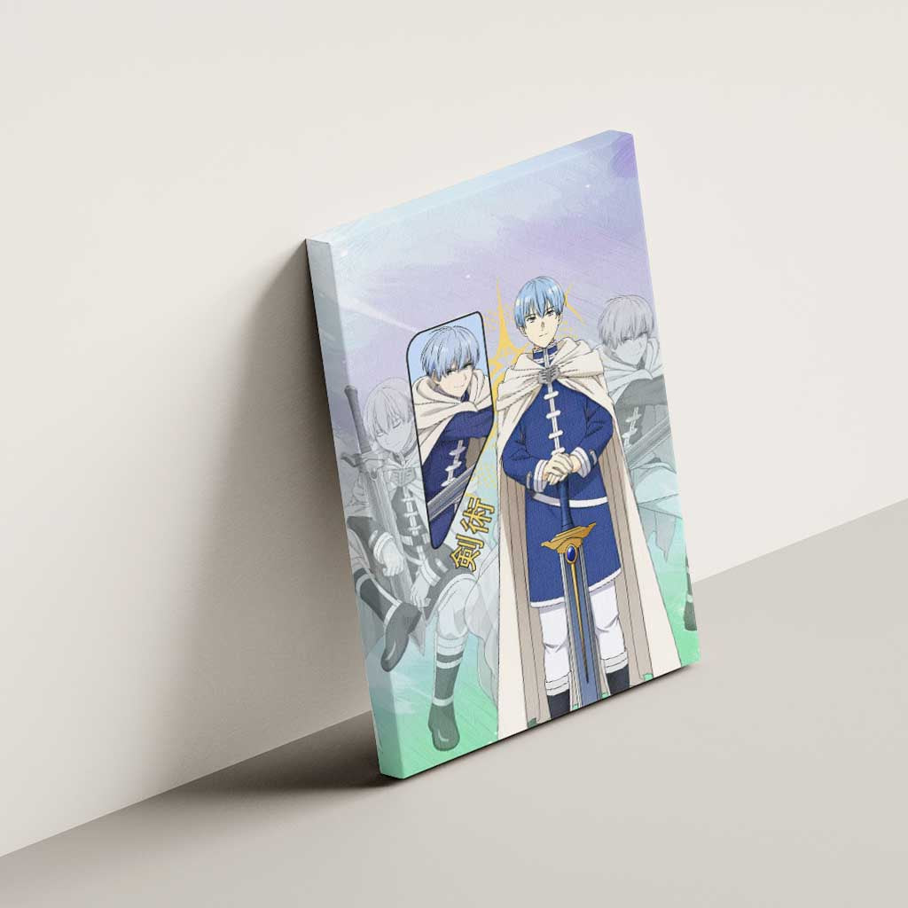 Himmel Frieren Beyond Journey’s End Canvas Wall Art Celestial Anime Fantasy Style