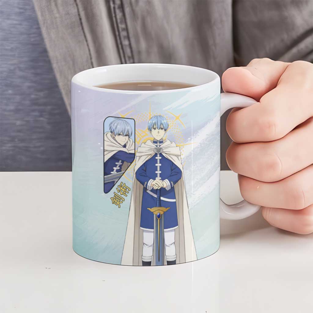 Himmel Frieren Beyond Journey’s End Ceramic Mug Celestial Anime Fantasy Style