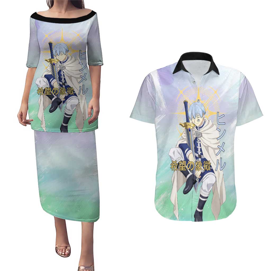 Himmel Frieren Beyond Journey’s End Couples Matching Puletasi and Hawaiian Shirt Celestial Anime Fantasy Style