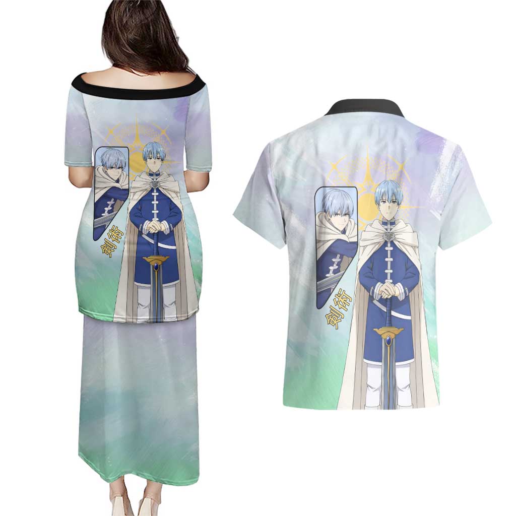 Himmel Frieren Beyond Journey’s End Couples Matching Puletasi and Hawaiian Shirt Celestial Anime Fantasy Style