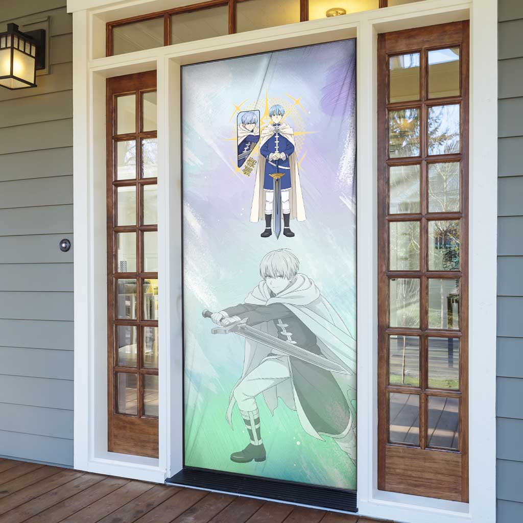 Himmel Frieren Beyond Journey’s End Door Cover Celestial Anime Fantasy Style