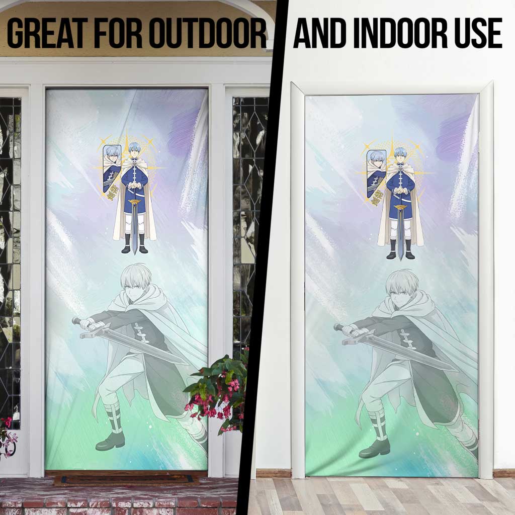 Himmel Frieren Beyond Journey’s End Door Cover Celestial Anime Fantasy Style