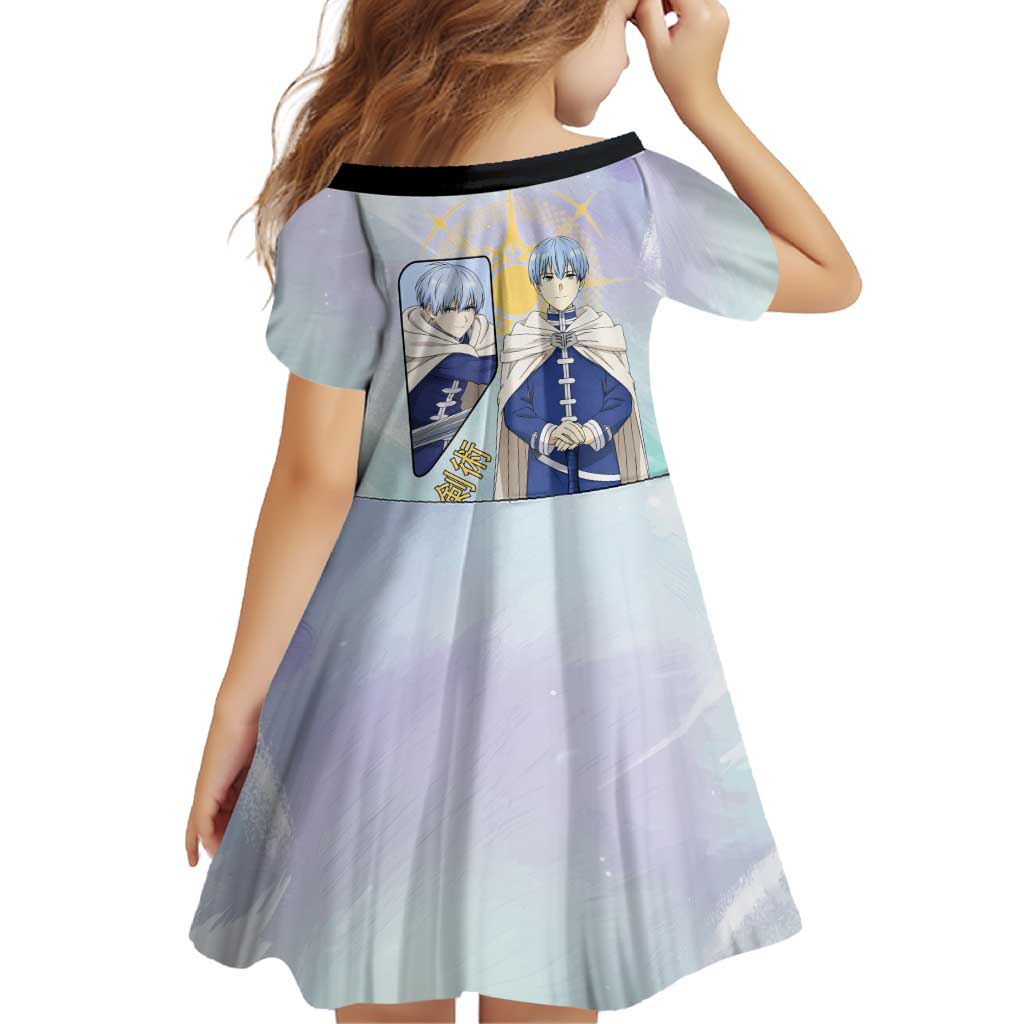 Himmel Frieren Beyond Journey’s End Family Matching Off The Shoulder Long Sleeve Dress and Hawaiian Shirt Celestial Anime Fantasy Style