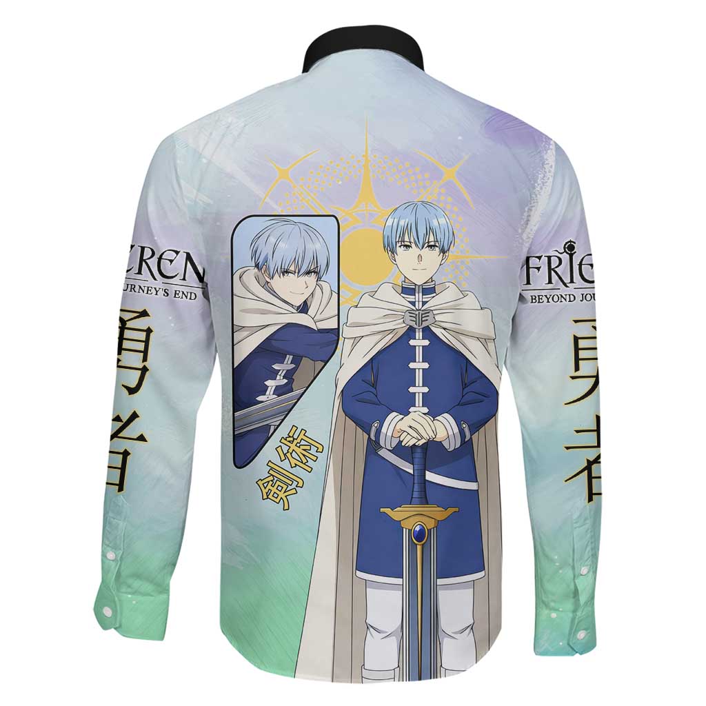 Himmel Frieren Beyond Journey’s End Family Matching Off Shoulder Maxi Dress and Hawaiian Shirt Celestial Anime Fantasy Style