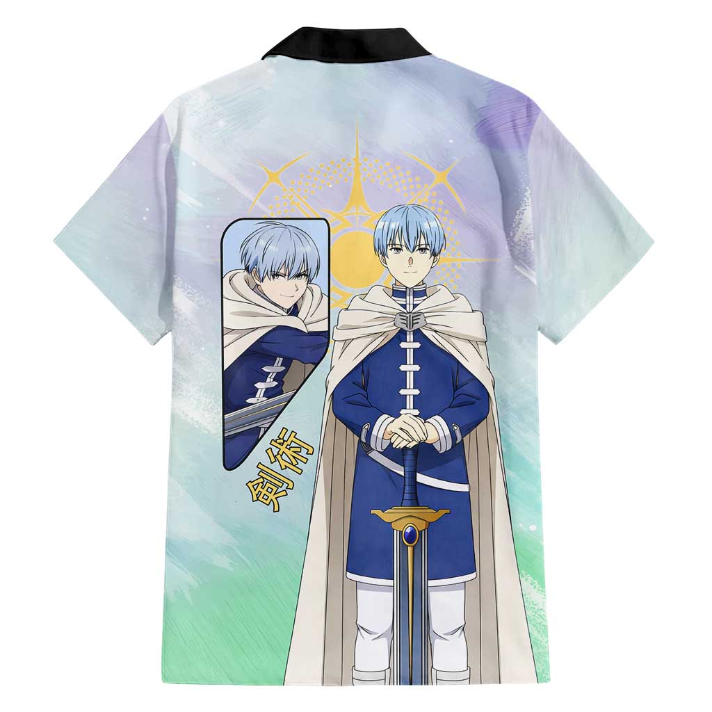 Himmel Frieren Beyond Journey’s End Family Matching Off Shoulder Short Dress and Hawaiian Shirt Celestial Anime Fantasy Style