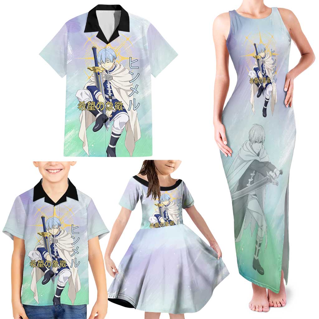 Himmel Frieren Beyond Journey’s End Family Matching Tank Maxi Dress and Hawaiian Shirt Celestial Anime Fantasy Style