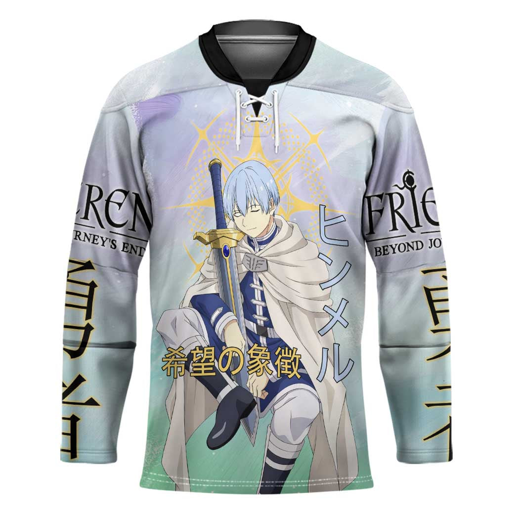 Himmel Frieren Beyond Journey’s End Hockey Jersey Celestial Anime Fantasy Style