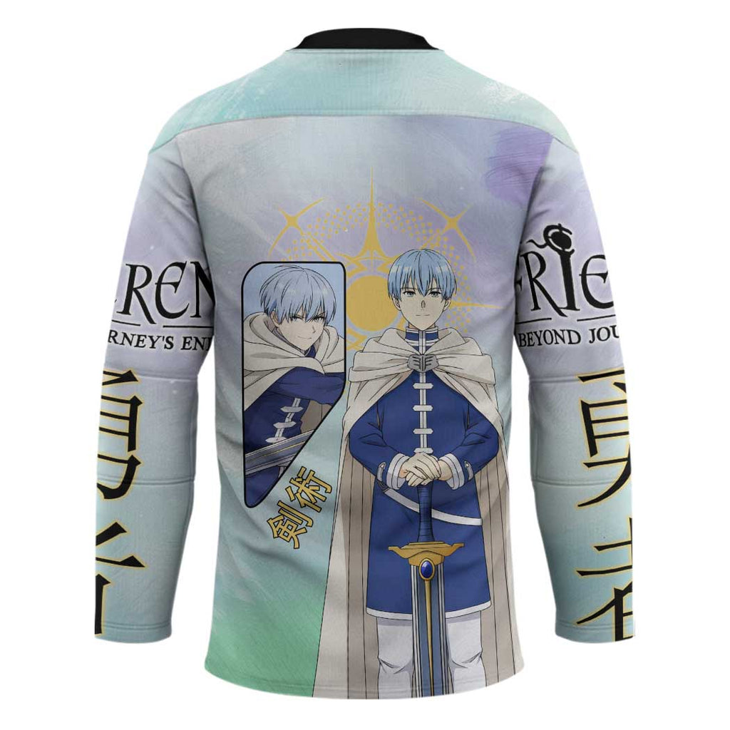 Himmel Frieren Beyond Journey’s End Hockey Jersey Celestial Anime Fantasy Style