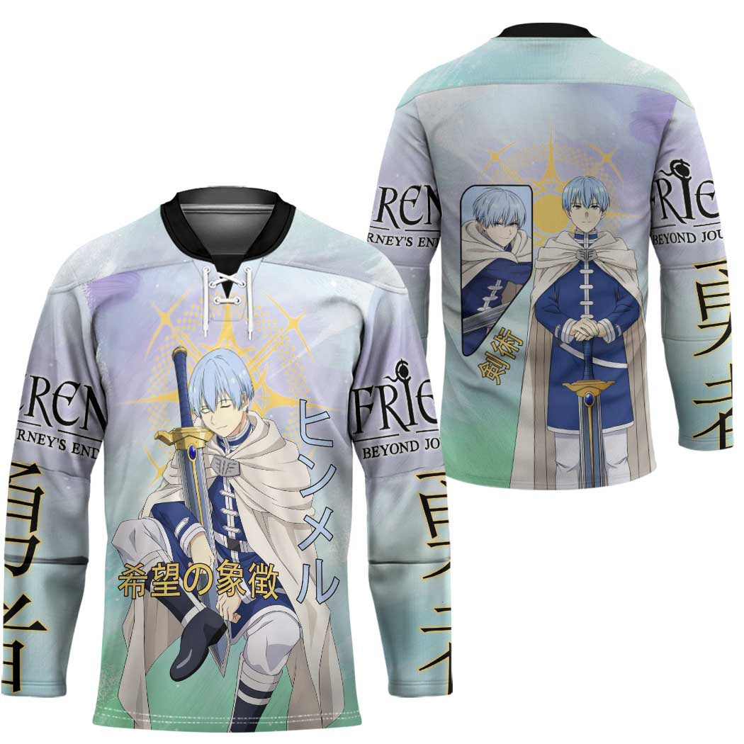 Himmel Frieren Beyond Journey’s End Hockey Jersey Celestial Anime Fantasy Style