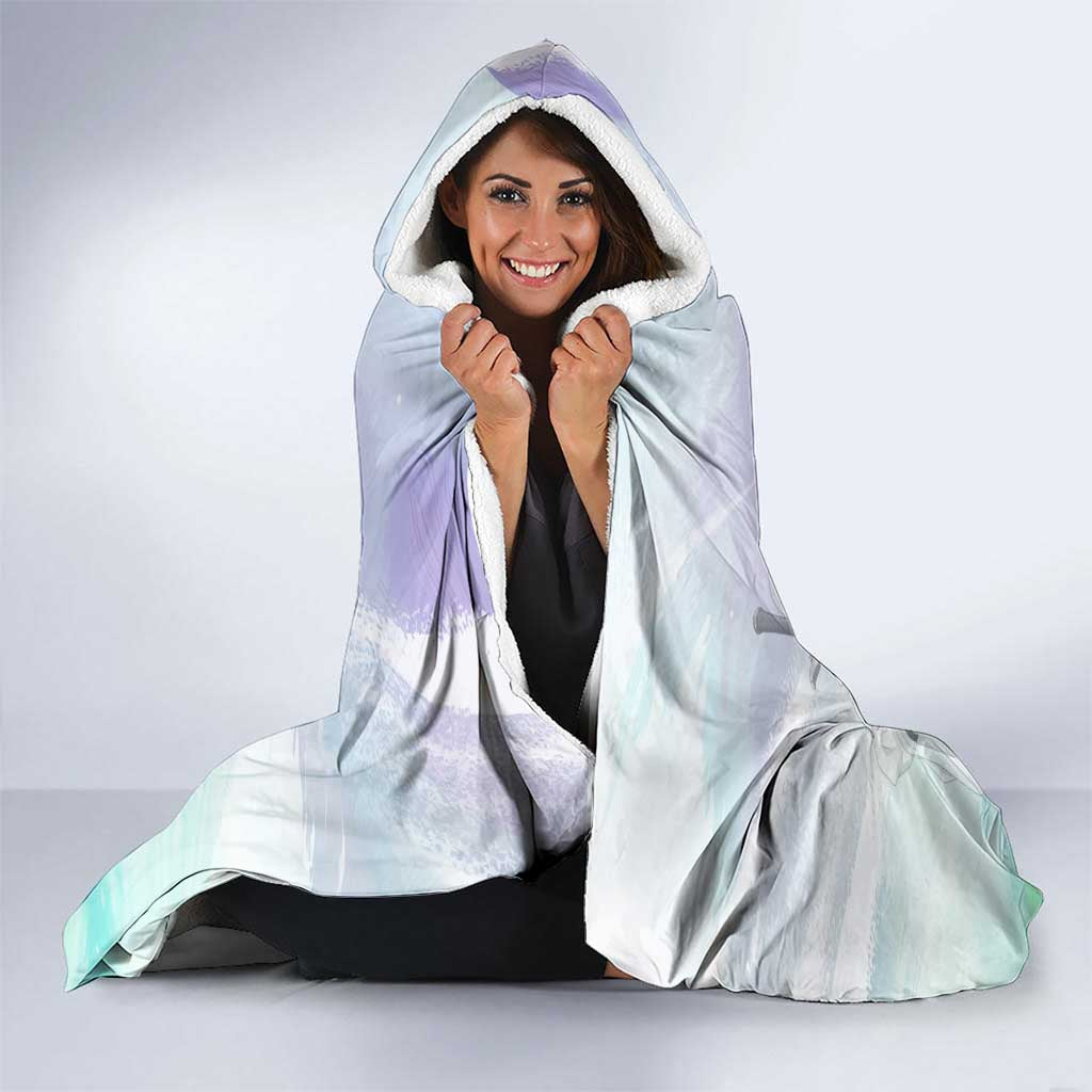 Himmel Frieren Beyond Journey’s End Hooded Blanket Celestial Anime Fantasy Style